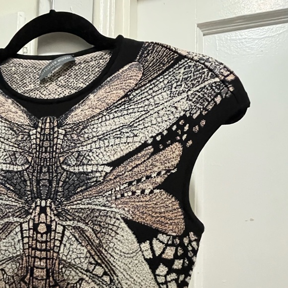 Alexander McQueen intarsia dragonfly knit dress size XXS - Picture 9 of 16